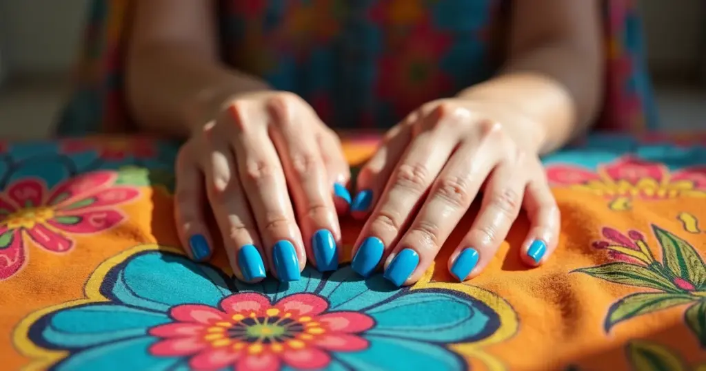 15 Modelos de Unha em Gel Azul + 6 Dicas que Ninguém Conta