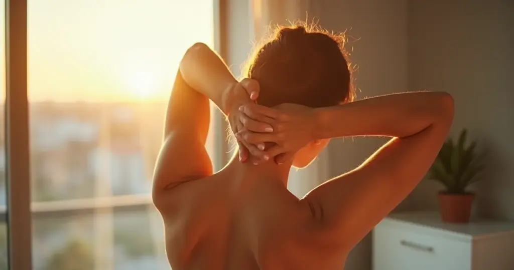 Parte do corpo com a letra N que alivia dor no pescoço em 5 minutos Parte do corpo com a letra N que alivia dor no pescoço em 5 minutos