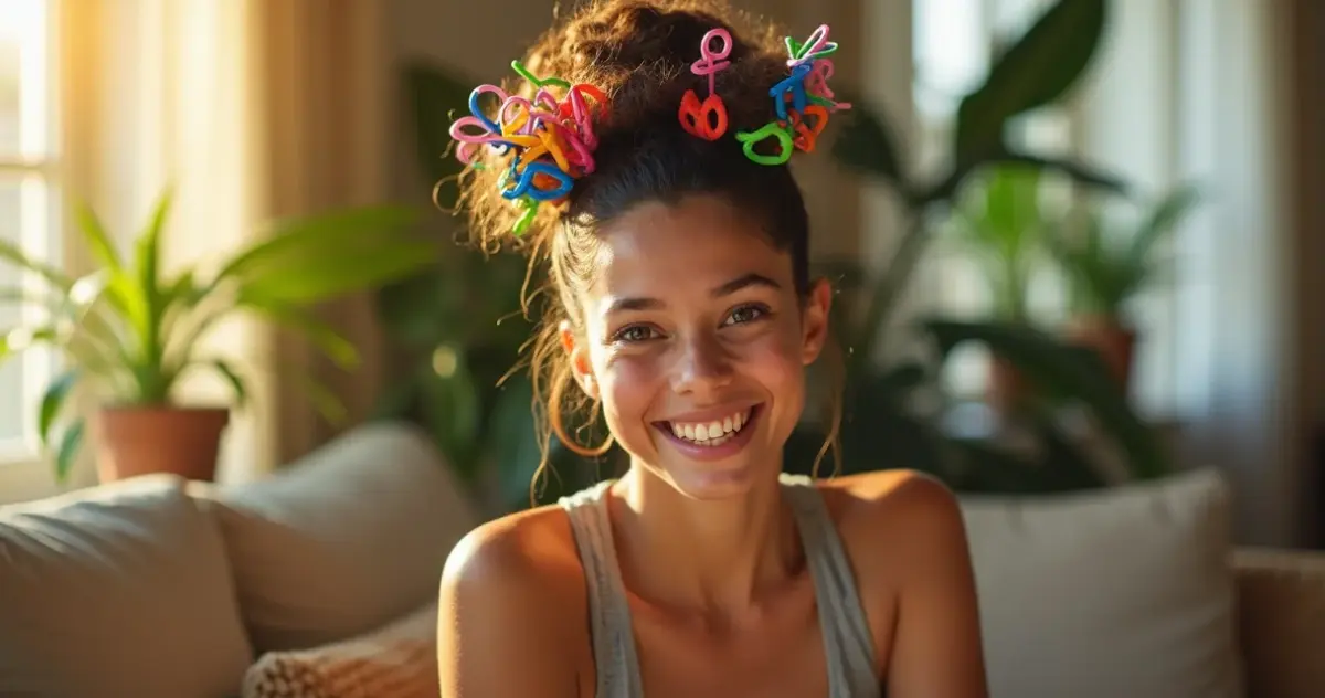 15 Ideias de Penteado de Cabelo Maluco com Materiais de Casa