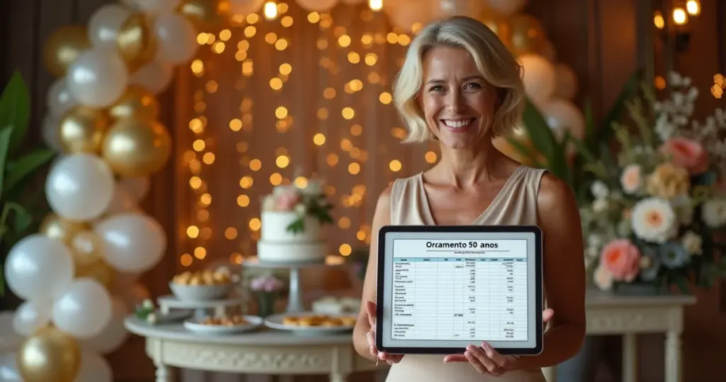 Quanto custa decorar festa 50 anos orçamento? Veja opções de R$200 a R$245 mil