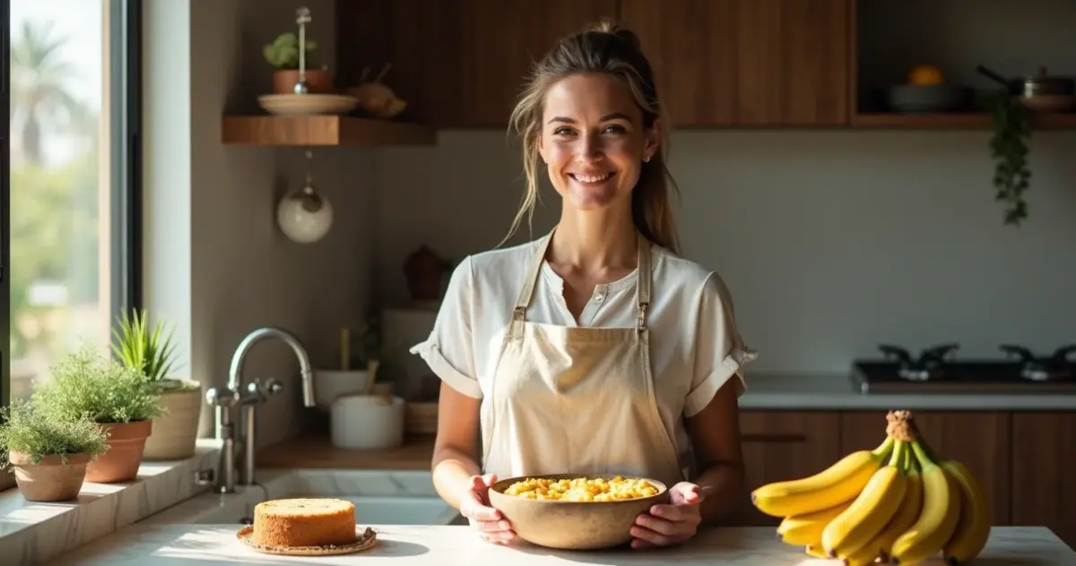 Receitas Com Bananas Maduras: Bolo Gourmet em 45 Minutos Receitas Com Bananas Maduras: Bolo Gourmet em 45 Minutos