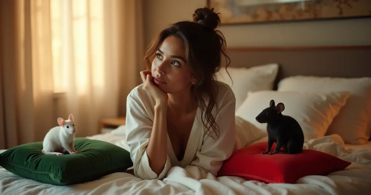 Sonhar com rato branco ou preto: qual te dá sinal verde e qual é alerta vermelho?