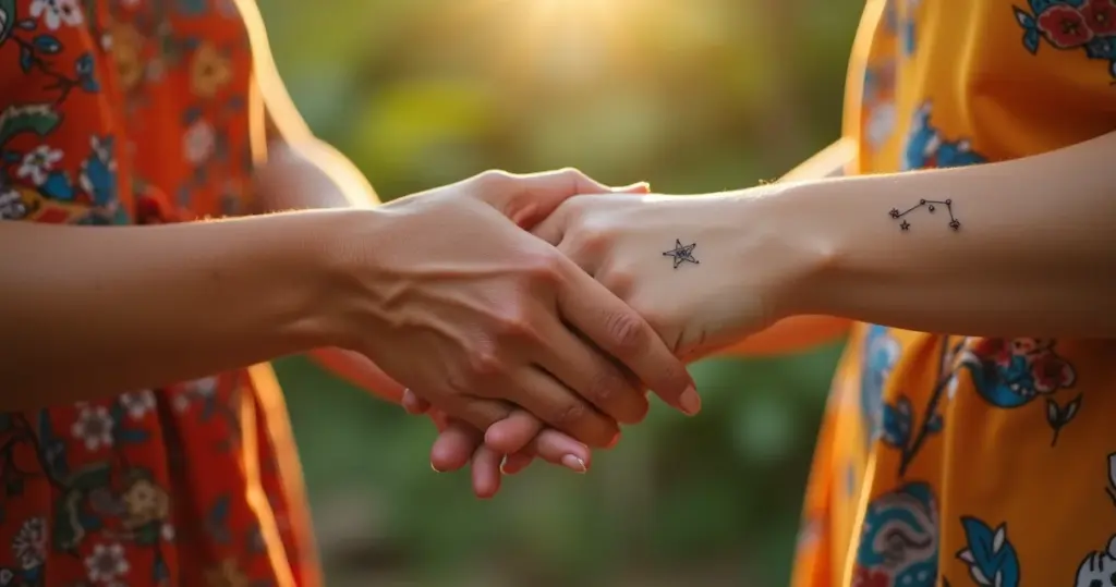 27 Ideias de Tattoo Amigas: Do Pinky Promise ao Mapa das Estrelas 27 Ideias de Tattoo Amigas: Do Pinky Promise ao Mapa das Estrelas