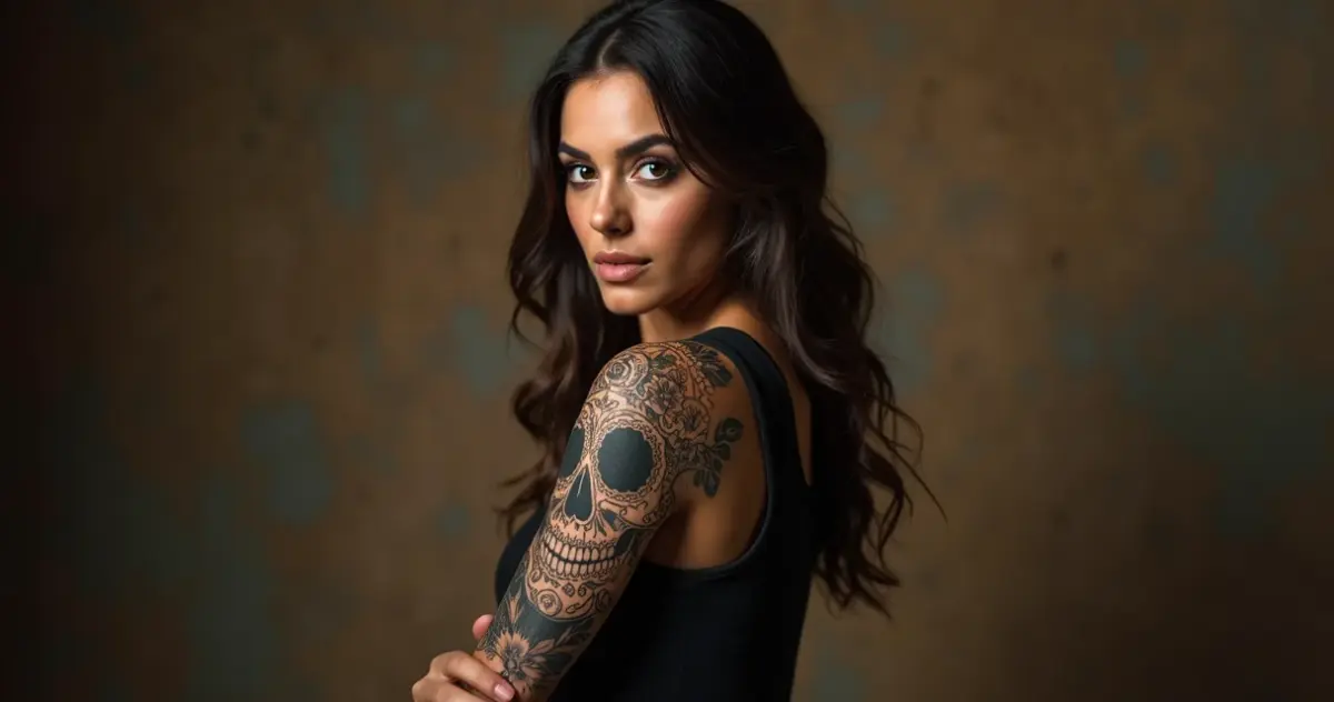14 Ideias de Tattoo Catrina Que Contam Sua História na Pele