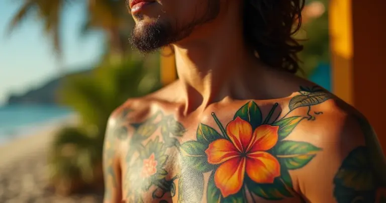 Tattoo no peito: segredos que transformam desenho em arte pessoal