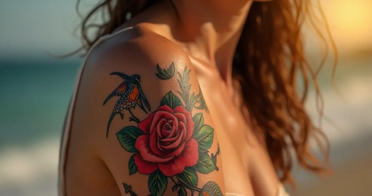 25 Ideias de Tattoo Old School Feminina Que Não Desbotam