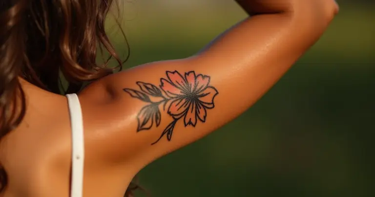 27 Ideias de Tatuagem Atrás do Braço Feminina: Do Floral ao Fine Line