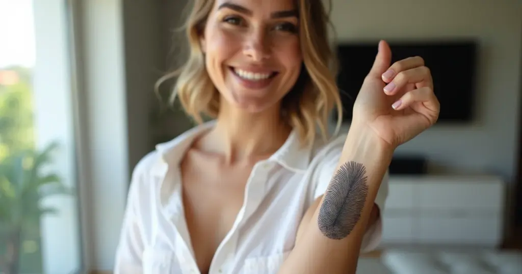 12 Ideias de Tatuagem Combinando de Impressões Digitais: Significado + Vínculo