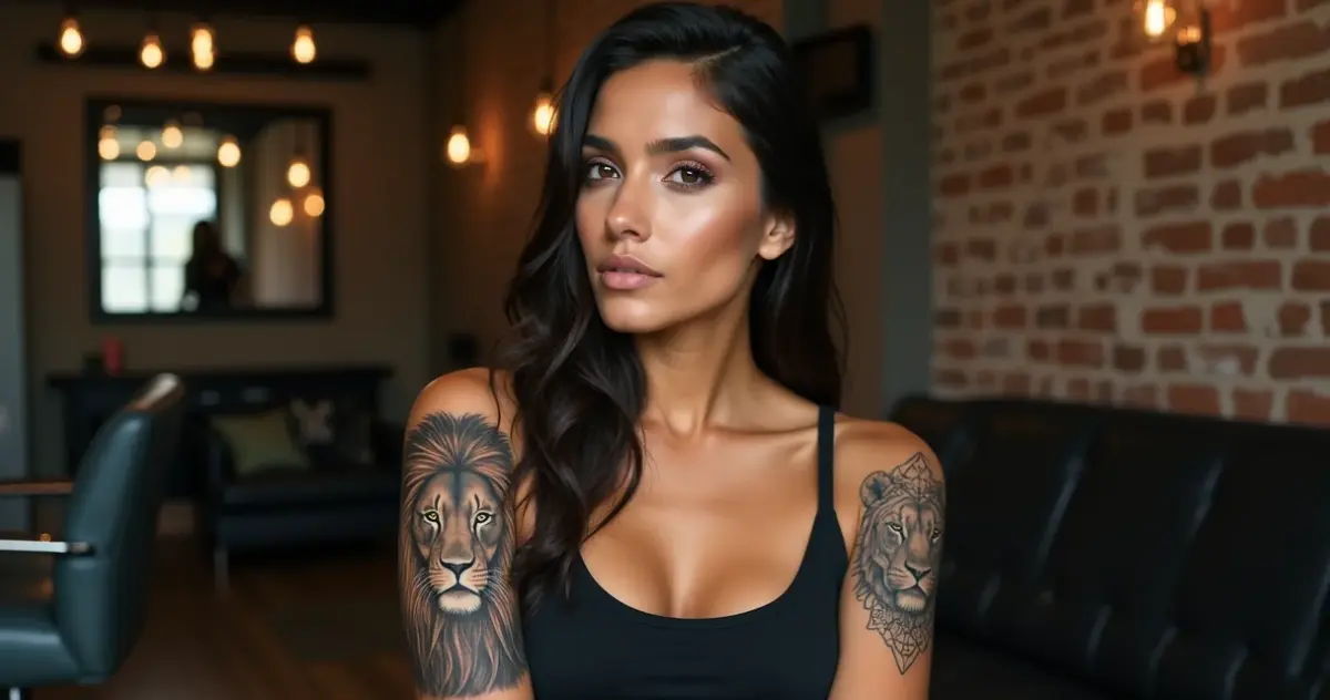 Tatuagem de Leão Realista vs Geométrica: Qual Escolher Sem Jogar Dinheiro Fora?