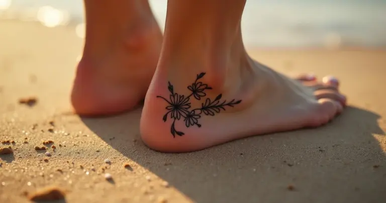 15 Ideias de Tatuagem Feminina Delicada no Pé: Elegância que Dura