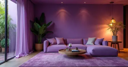 Tons de roxo: descubra como cada um muda seu ambiente Tons de roxo: descubra como cada um muda seu ambiente