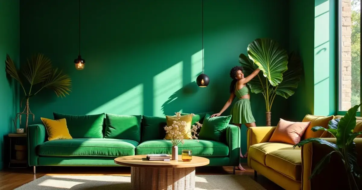 Tons de Verde: Como Escolher o Perfeito para Sua Casa