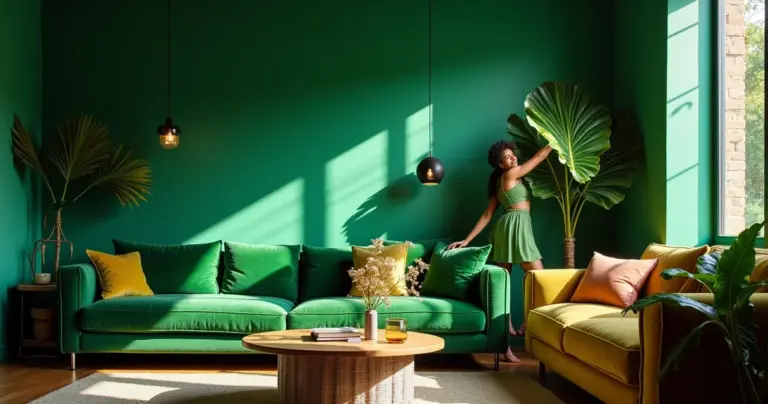 Tons de Verde: Como Escolher o Perfeito para Sua Casa