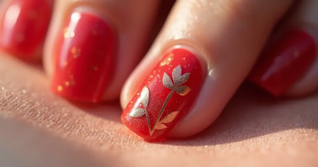 15 Ideias de Unha de Gel Decorada Delicada Vermelha para 2026