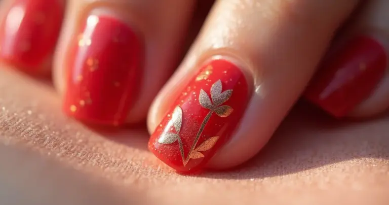 15 Ideias de Unha de Gel Decorada Delicada Vermelha para 2026