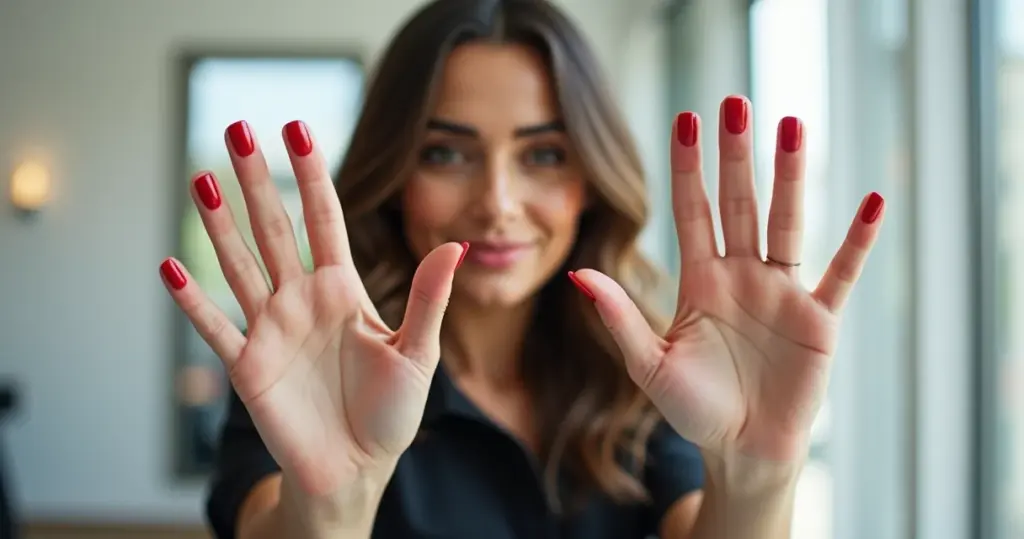 Unha em gel vermelha vs acrílico: qual dura mais na SUA rotina?