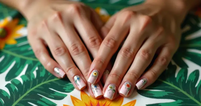 27 Ideias de Unhas Claras Decoradas para Elevar Seu Visual em 2026