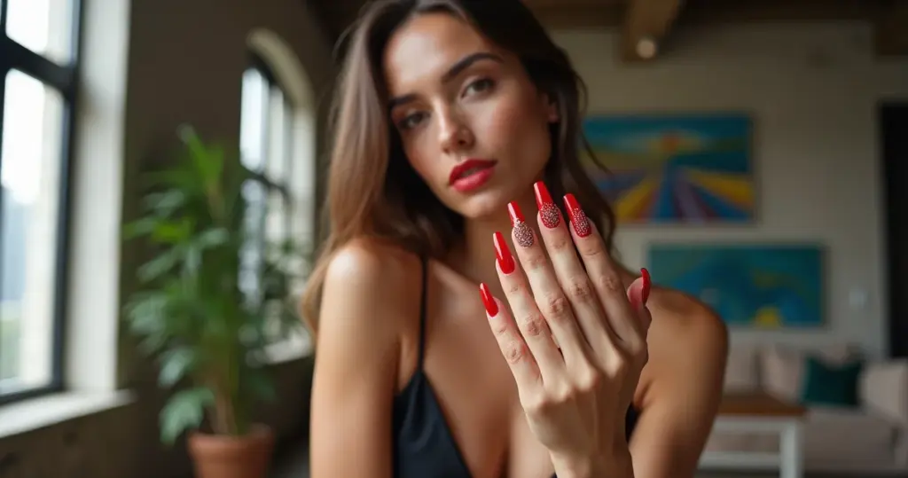 17 Ideias de Unhas Decoradas Vermelhas: Inspiracoes Para Tirar A