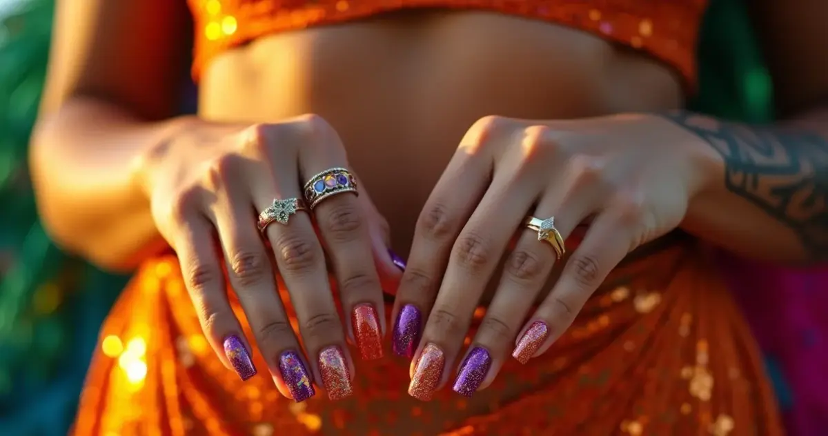 Unhas para Carnaval 2026: As Ideias Mais Quentes da Folia