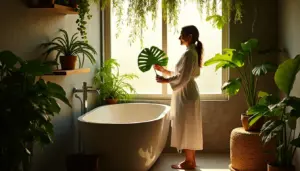 46 Ideias de Banheiro com Plantas: Espécies que Amam Umidade