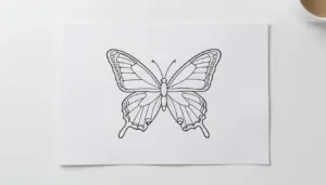 borboletas para imprimir e colorir
