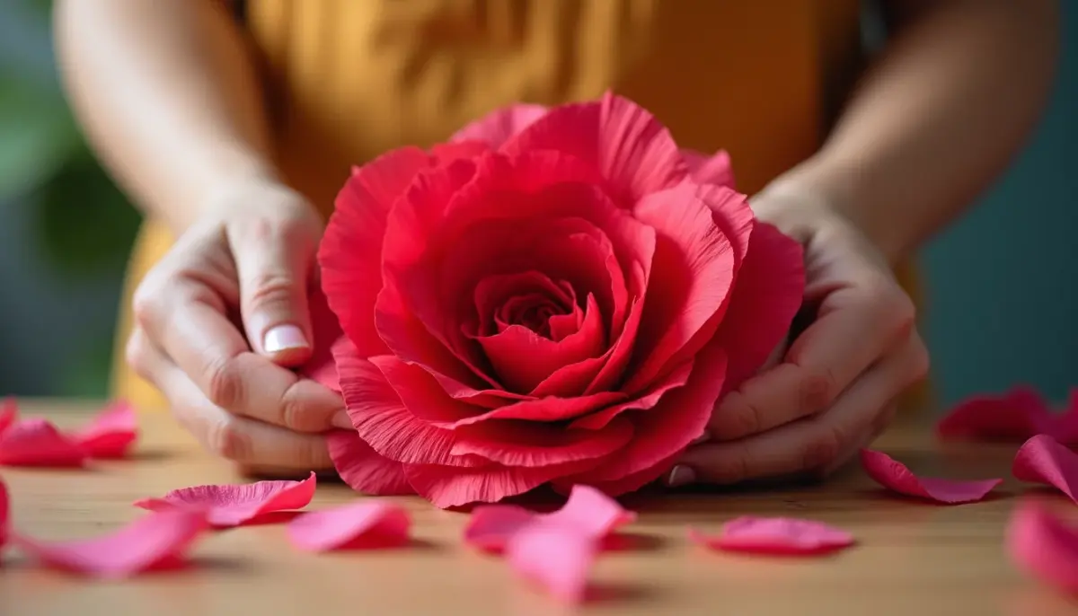 Como Fazer Flores de Papel Crepom: Passo a Passo Fácil e Rápido