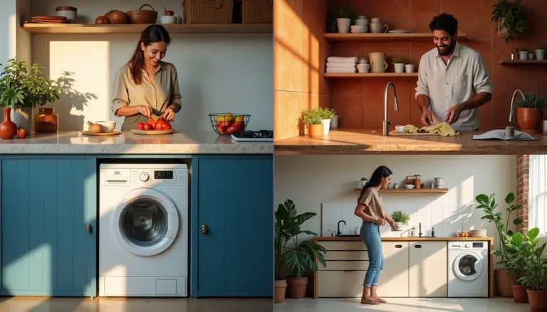 61 Ideias de Cozinha Com Lavanderia Para Ficar de Queixo Caído