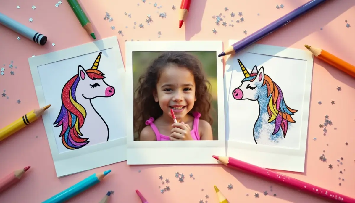 49 Desenhos de Unicórnio para Colorir Grátis com Glitter e Paletas