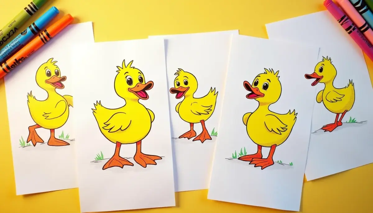 64 Ideias de Desenho de Patinho para Imprimir Grátis em 2026