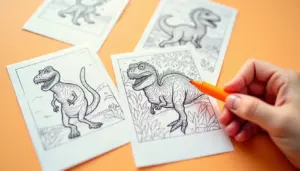 55 Desenhos para Colorir e Imprimir Dinossauro: Guia Fácil e Completo 55 Desenhos para Colorir e Imprimir Dinossauro: Guia Fácil e Completo