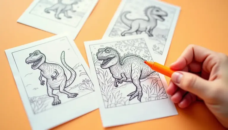 55 Desenhos para Colorir e Imprimir Dinossauro: Guia Fácil e Completo