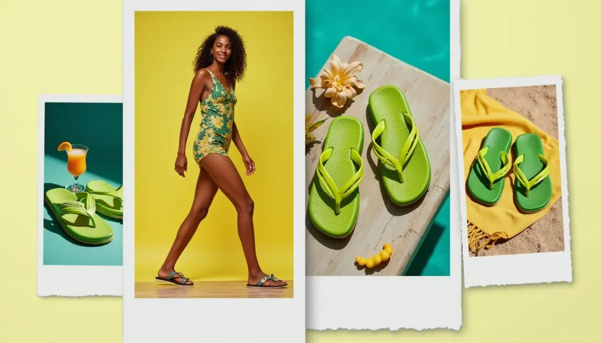 41 Ideias de Havaianas Track Waves Looks em Verde e Wild Lime