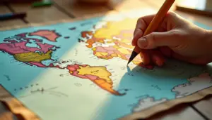 42 Ideias de Mapa Mundi para Colorir: Escolha o Melhor Modelo