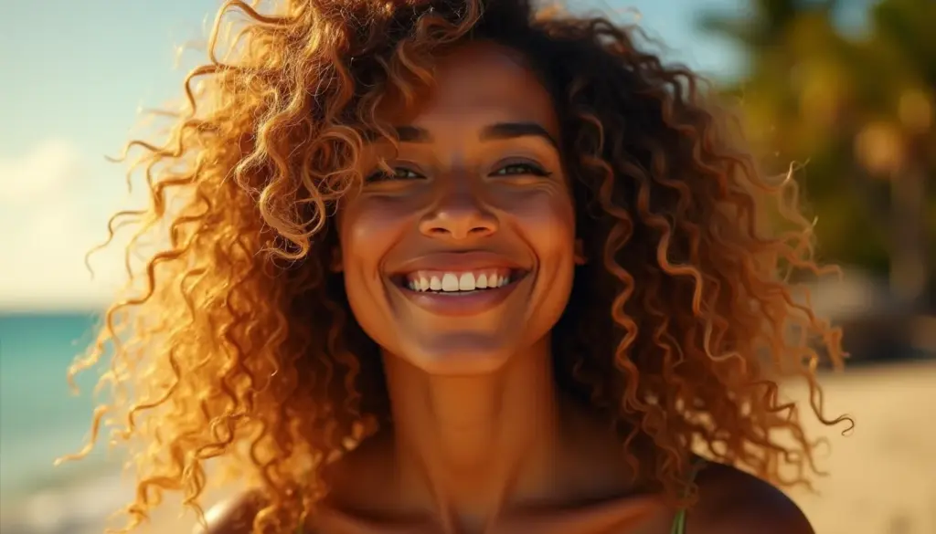 Morena iluminada cabelo cacheado mel: 45 ideias que valorizam