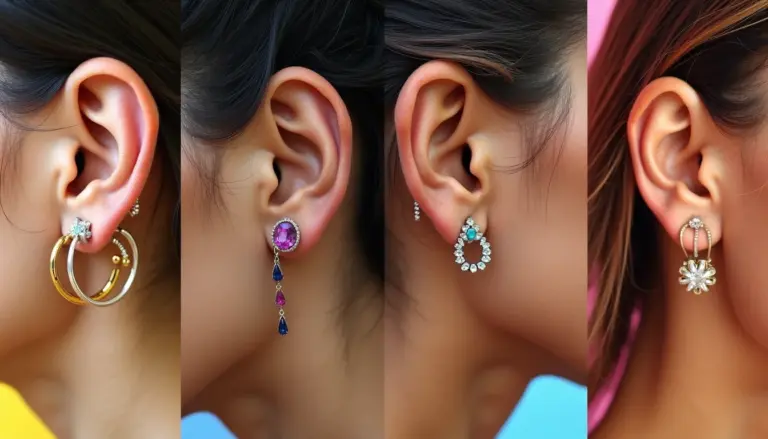 63 Ideias Para Sua Orelha Com Brincos e Piercings em 2026