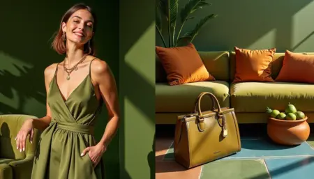 48 Ideias de Paleta de Cores Verde Oliva para Arrasar em Looks e Decoração