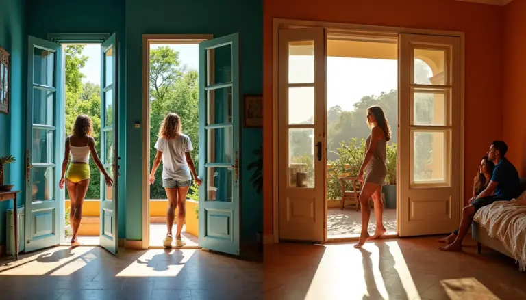 44 Ideias de Portas Francesas Para Transformar Sua Casa