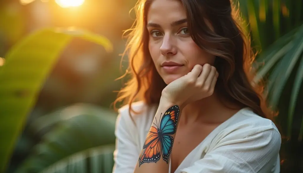 Qual o significado da tatuagem de borboleta no braço? Veja 18 ideias