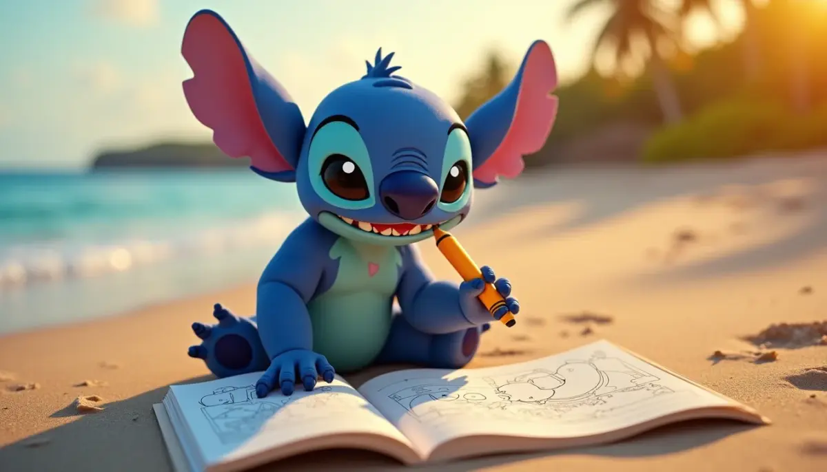 55 Desenhos de Stitch para Colorir e Imprimir Grátis em PDF