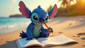 55 Desenhos de Stitch para Colorir e Imprimir Grátis em PDF