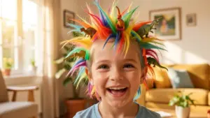 CABELO MALUCO FÁCIL (Penteados Criativos com Materiais Caseiros)