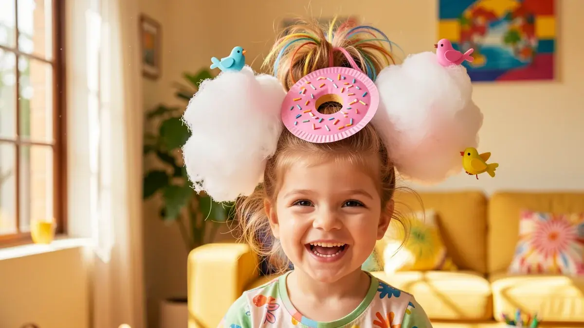 CABELO MALUCO Infantil: Penteados Criativos e Seguros (Passo a Passo)