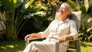 Cadeira Área Externa: Os 3 Materiais Que Resistem a Sol e Chuva em 2026