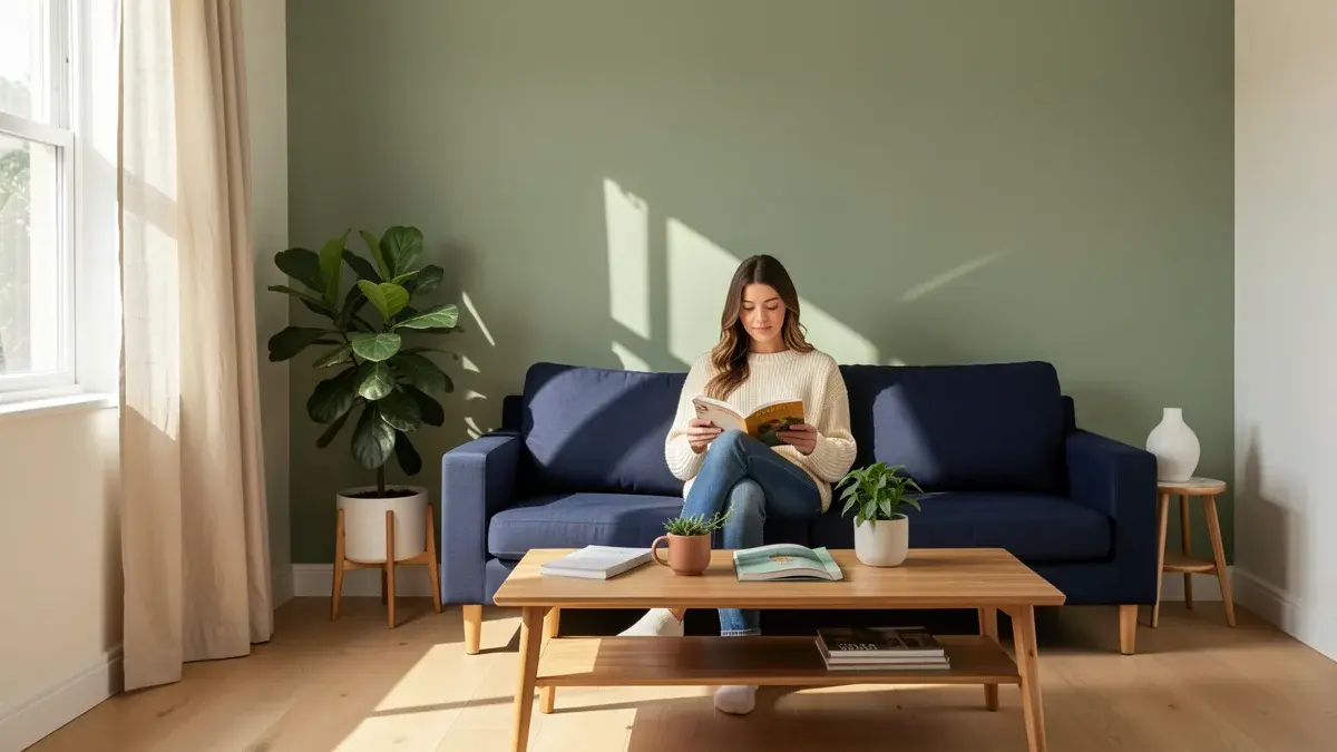 39 Ideias de Combinação de Cores de Parede e Móveis para Valorizar Piso Amadeirado em Sala Pequena