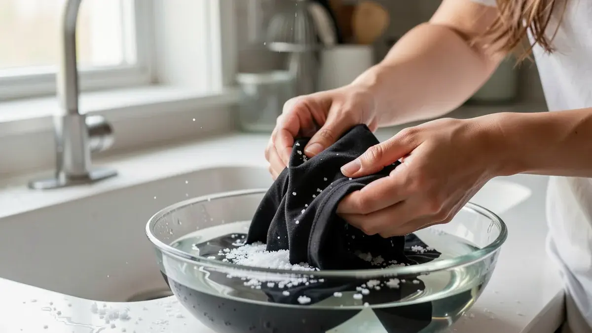 Como Lavar Roupa Preta sem Desbotar: Passo a Passo com Sal e Vinagre