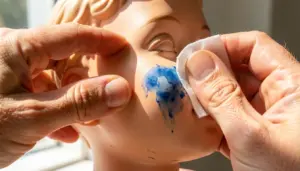 Como Tirar Risco de Caneta de Boneca com Peróxido e Sol