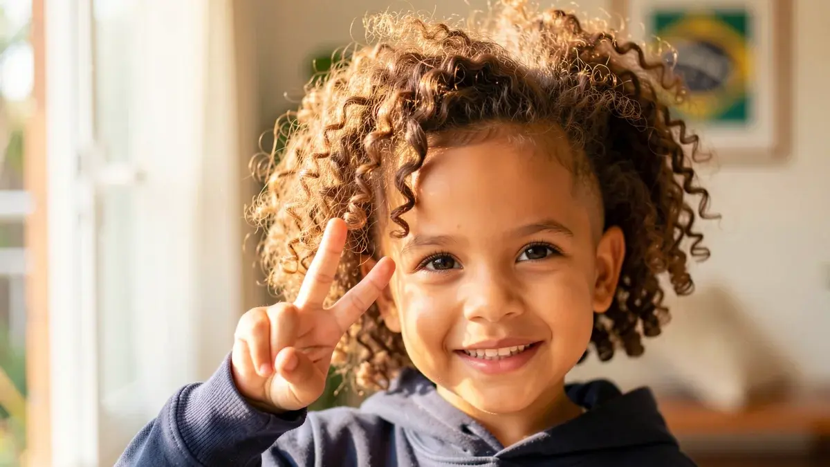 10 Cortes de Cabelo de Criança Cacheado (Fotos e Tendências)