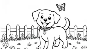 62 Desenhos de Cachorro para Colorir e Imprimir (Grátis)
