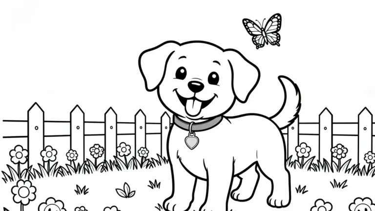 62 Desenhos de Cachorro para Colorir e Imprimir (Grátis)