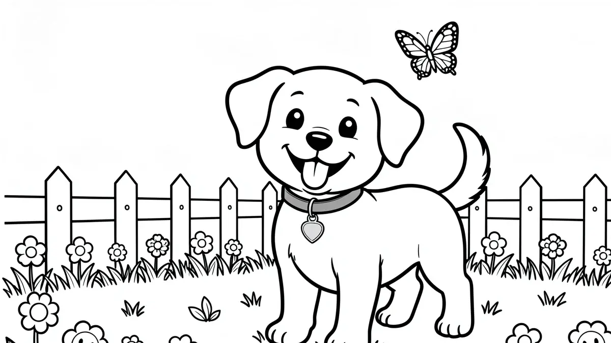 62 Desenhos de Cachorro para Colorir e Imprimir (Grátis)